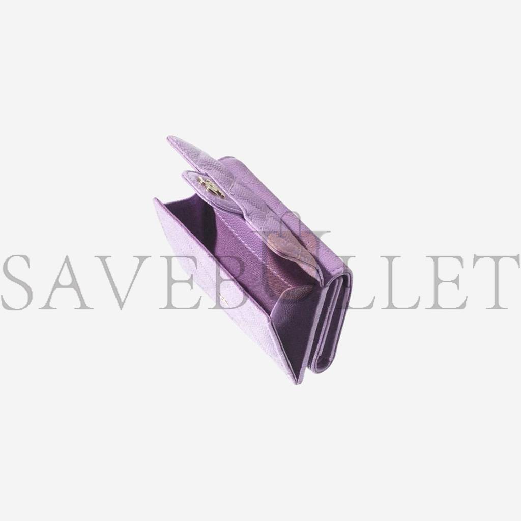 Ch*el classic small flap wallet ap0230 y33352 nh623 (12*7.5*2.5cm)